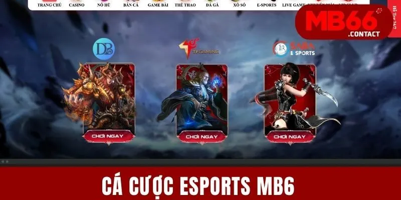 Cá Cược Esports MB66 - Hình Thức Mới Hot Nhất Trong Năm 3 Cá Cược Esports MB66 - Sảnh Chơi Mới Hot Nhất Trong Năm